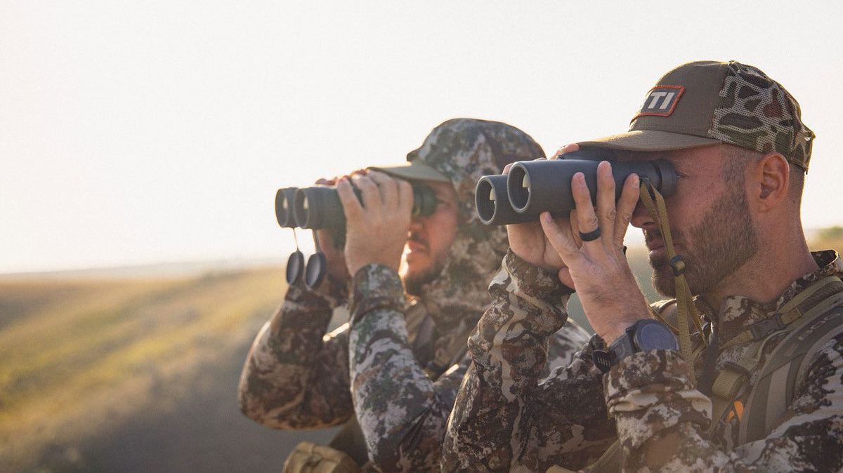 hunters using magview binocular digiscoping adaptors